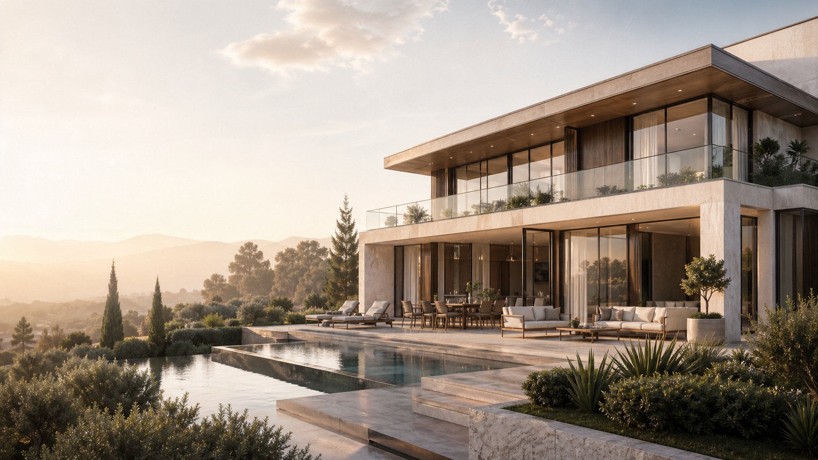 Modern villa dış cephe