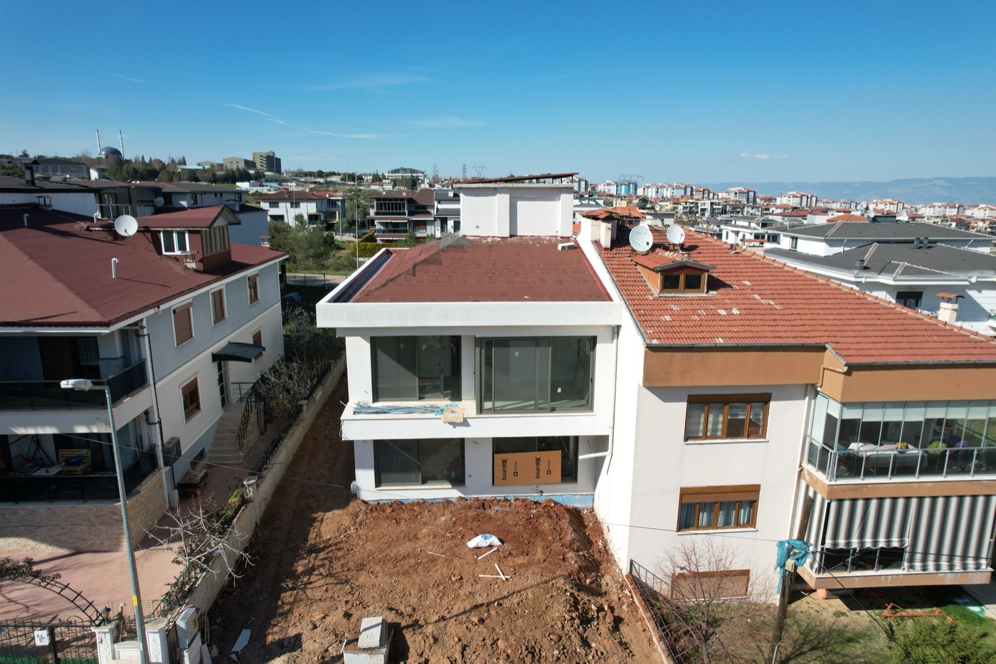 Şirinköy Villa dış cephe uygulama süreci