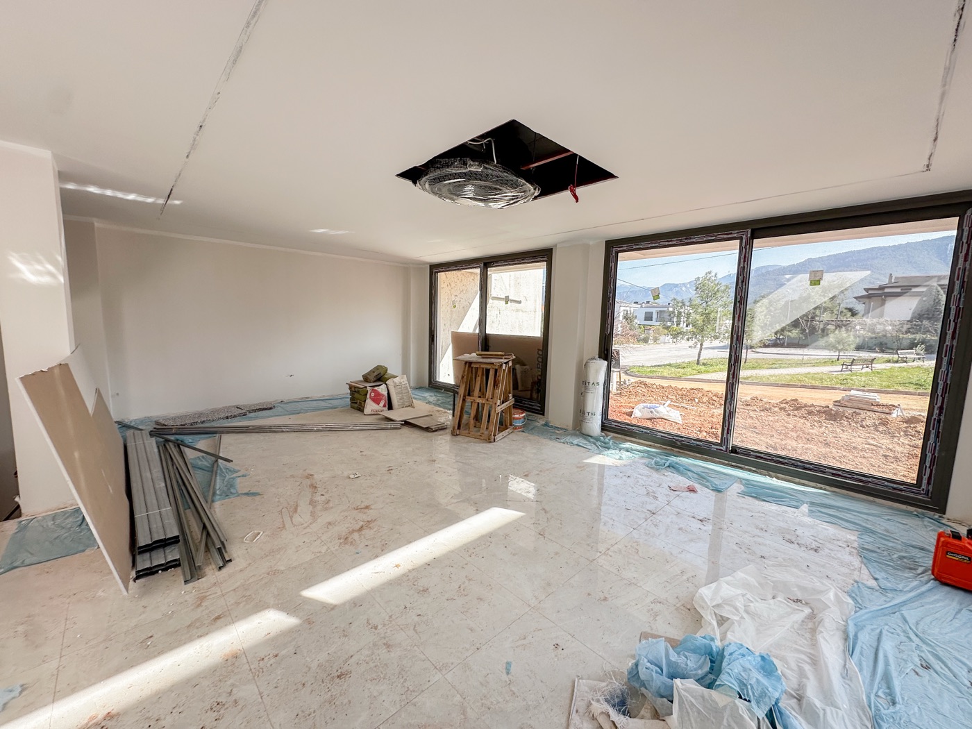 Şirinköy Villa açık plan yaşam alanı