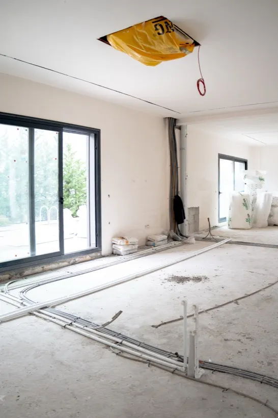 Salon tesisat ve tavan hatları